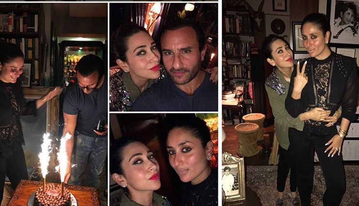 saif was missing from his own birthday party,saif ali khan,Kareena Kapoor Khan,karisma kapoor,soha ali khan,entertainment news,latest bollywood news
