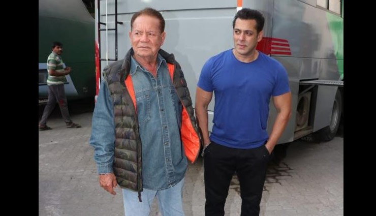 Salman Khan,salim khan,alvira,bharat,salman khan photos,salman khan salim khan photos,bharat promotion,katrina kaif,entertainment,bollywood
