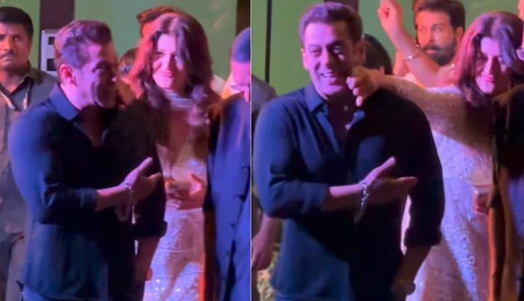 पार्टी में सलमान खान को एक्स गर्लफ्रेंड संगीता बिजलानी ने मारा मुक्का, भाईजान का वीडियो वायरल