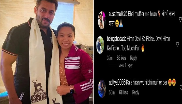 Salman Khan ने की मीराबाई चानू से मुलाकात लेकिन हो गए ट्रोल, वजह बना गले में लटका स्कार्फ