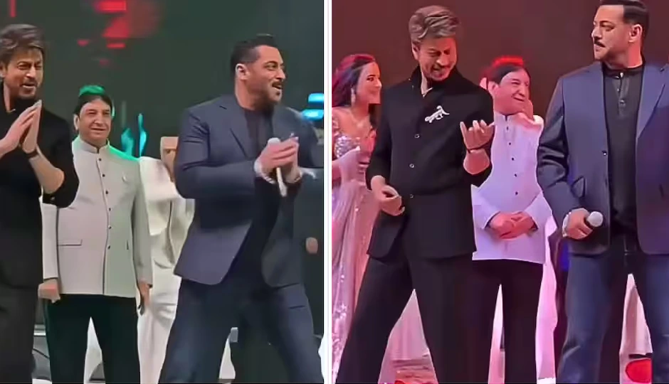 इंटरनेट पर छाए शाहरुख–सलमान, ‘ओ ओ जाने जाना’ पर साथ थिरके; धमाकेदार वीडियो हुआ वायरल
