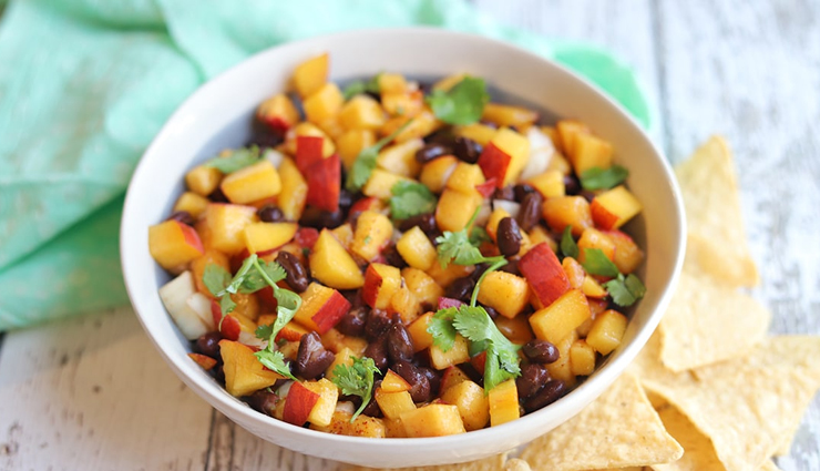 peach salsa,peach salsa recipe,salsa recipe,recipe,dinner recipe
