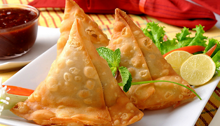schezwan samosa,schezwan samosa recipe,reicpe,samosa recipe,breakfast recipe