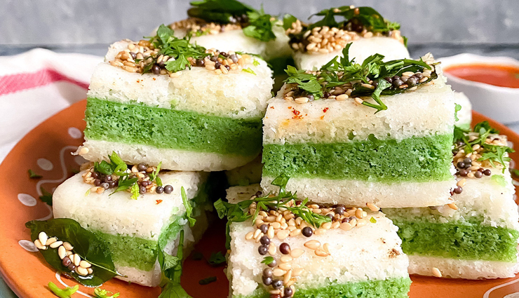 gujarati dish sandwich dhokla,sandwich dhokla recipe,hunger struck,snacks recipes,easy recipes,food