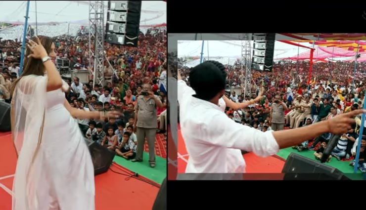 सपना चौधरी ने डांस और गाने से बांधा ऐसा समां,  झूमने  लगे  फैंस, देखे वीडियो