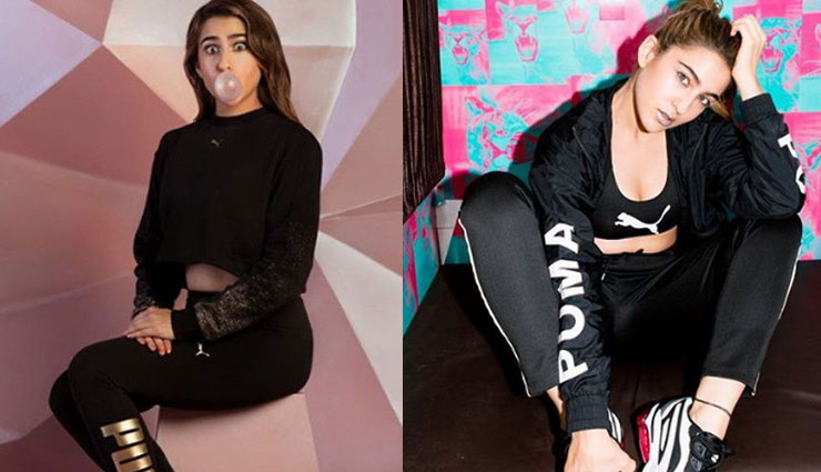  स्पोर्टी लुक में नजर आई सारा अली खान, देखे फोटोशूट की तस्वीरें