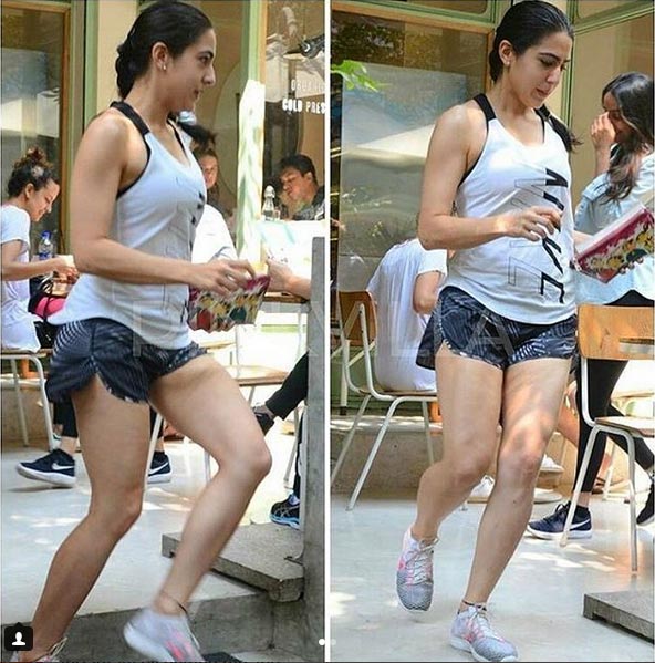 sara ali khan,saif ali khan,gym,workout,bollywood,bollywood gossips