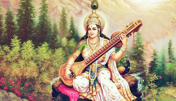 saraswati mantra,chanting of saraswati mantra,benefits of chanting of saraswati mantra,basant panchami,pooja
