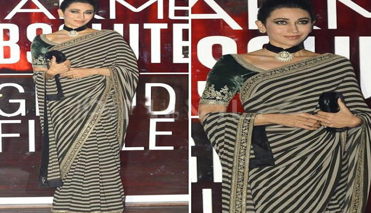 fashion tips for strip saree,latest saree trend,fashion tips,saree tips