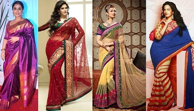 saree,saree according to figure  size,diwali,diwali special,diwali fashion tips,diwali special 2017,fashion trends ,दीवाली, फिगर के शेप के हिसाब से पहने साडी