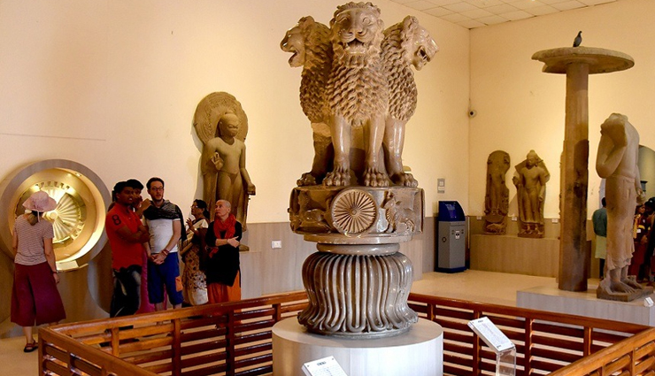 sarnath,places to visit in sarnath,dhamek stupa,chaukhandi stupa,ashoka pillar,sarnath museum