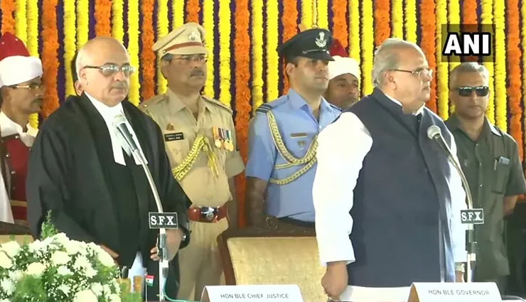 Former J&K Governor Satya Pal Malik, sworn-in as Governor of Goa