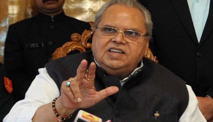 जम्मू कश्मीर : सत्यपाल मलिक ने राजनीतिक दलों से कहा - शांति बनाए रखें और अफवाहों पर भरोसा ना करे