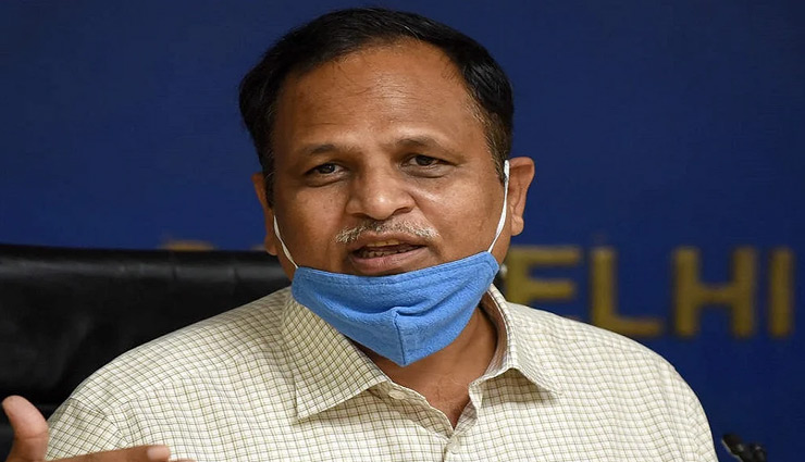 दिल्ली में कोरोना का कहर, स्वास्थ्य मंत्री सत्येंद्र जैन बोले- आज आ सकते हैं 20000 केस