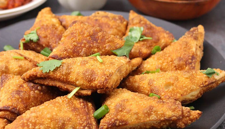 schezwan samosa,samosa recipe,appetizer recipe,snacks recipe