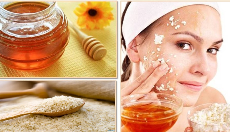 home made scrub,scrub made up of rice,rice flour as an scrub ingredient,beauty tips from rice flour