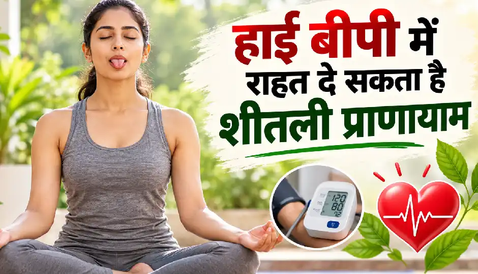 हाई बीपी में राहत दे सकता है शीतली प्राणायाम, जानें जीभ से सांस लेने का सही तरीका और जरूरी सावधानियां