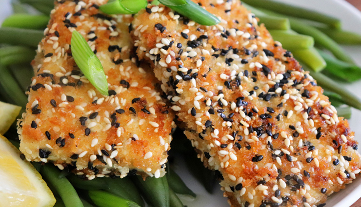 Recipe- Easy To Make Sesame Crusted Tofu Steaks
