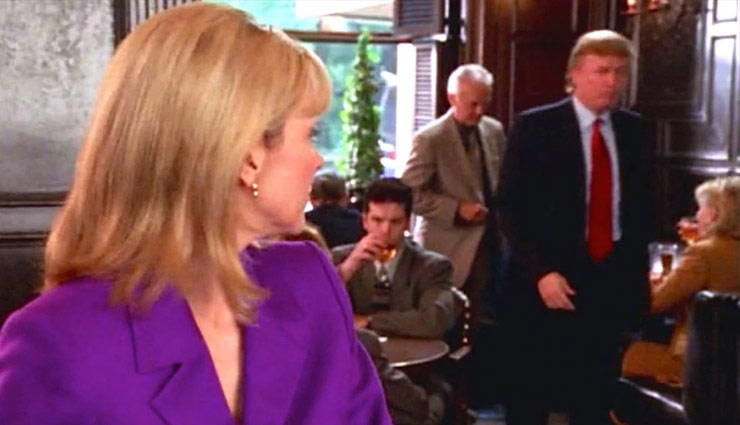 donald trump,donald trump in films,donald trump in serials,the little rascals,the associate,suddenly susan,spin city,sex and the city,zoolander,two weeks notice,america