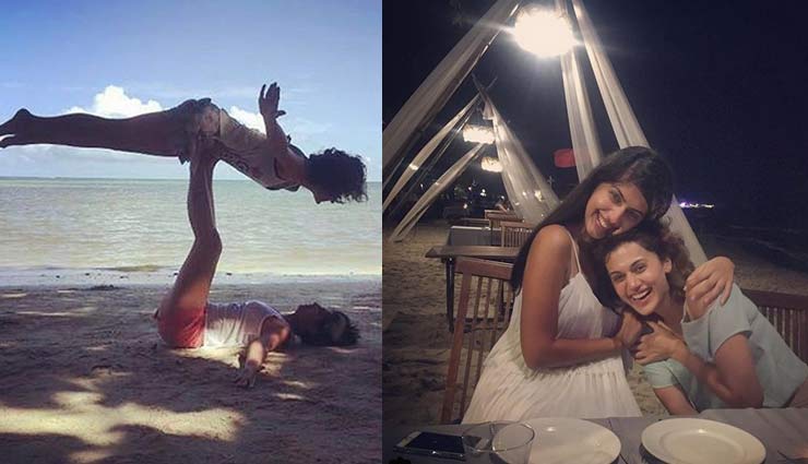 tapsee pannu,tapsee pannu  sister,shagun pannu,judwaa 2,hot pics of tapsee sister,shagun pannu pics