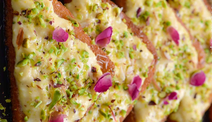 Recipe- Delicious Baked Shahi Tukda Cannoli