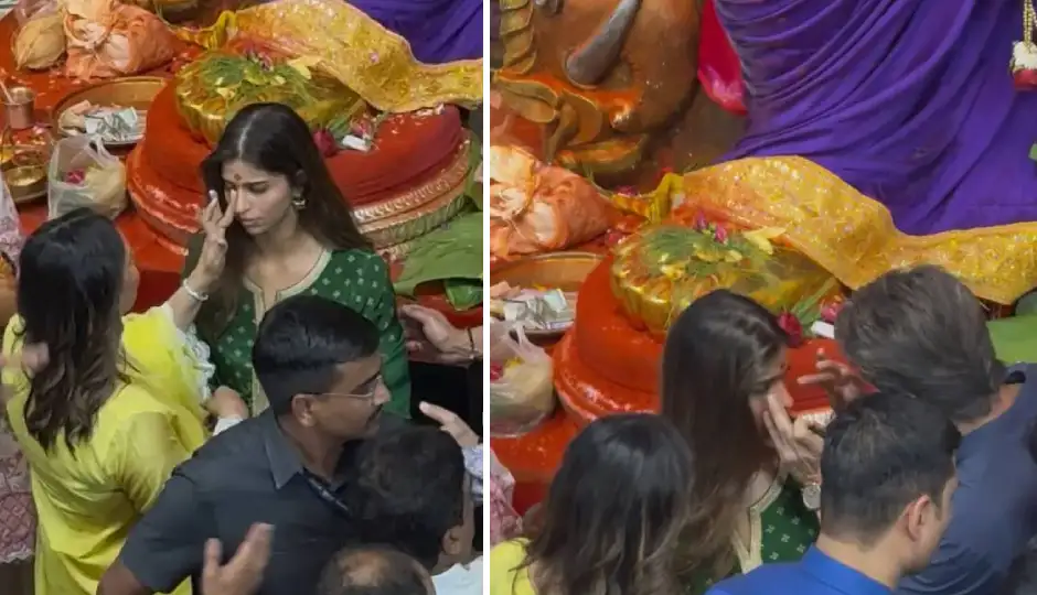 लालबागचा राजा के दरबार में सुहाना का यूं ख्याल रखते दिखे शाहरुख-गौरी, वीडियो ने खींचा ध्यान