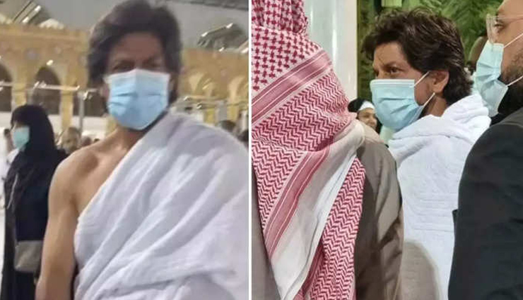 शाहरुख खान ने मक्का में उमरा किया, इस्लामी तीर्थयात्रा के बाद सफेद चादर पहने दिखे किंग खान, Viral हुई तस्वीरें