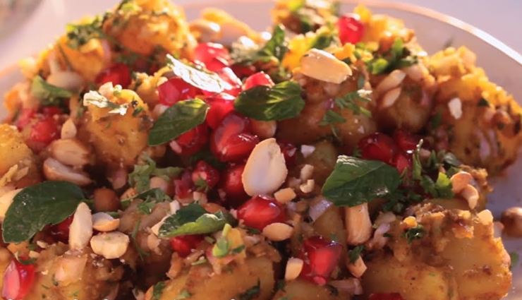 aloo shakarkandi chaat,aloo shakarkandi chaat recip,easy recipes,hunger struck,food,evening snacks