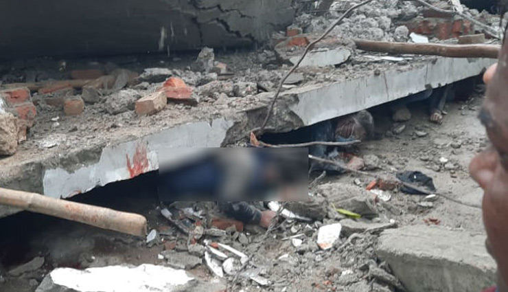 गाजियाबाद: श्मशान की छत गिरने के कारण अब तक 25 लोगों की मौत, ईओ समेत तीन आरोपी गिरफ्तार