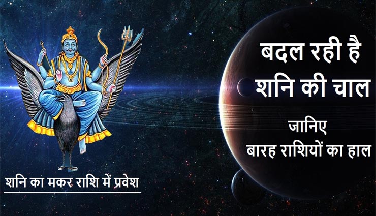 शनि करने जा रहा मकर राशि में प्रवेश, सभी 12 राशियां होगी प्रभावित