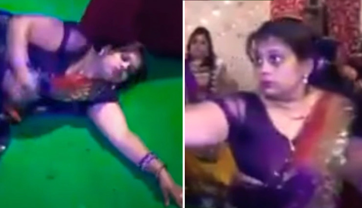 'दो घूंट पिला दे' गाने पर नशे में धुत आंटी ने जमीन पर लौट-लौट कर किया डांस, देख मेहमान रह गए दंग; वीडियो वायरल
