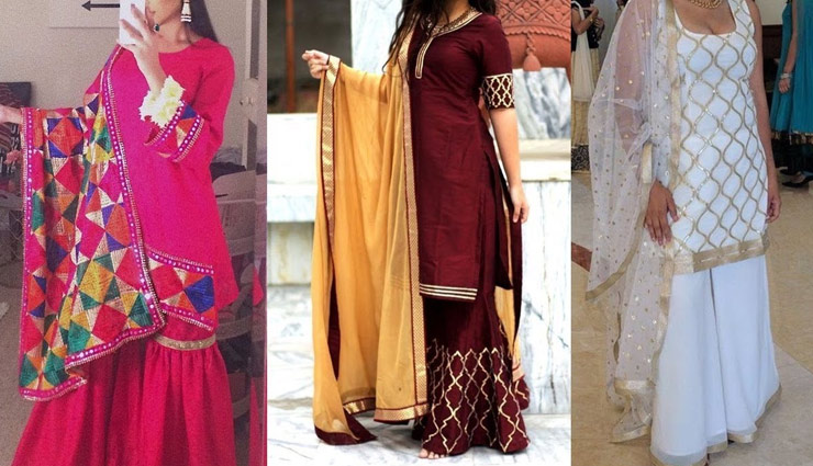 शरारा सूट दिखाएगा आपको शादी समारोह में आकर्षक, आजमा सकती है ये बेहतरीन लुक 