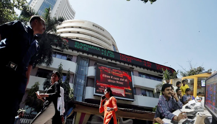 सुबह गिरावट, दोपहर के बाद आया बढ़त पर, सप्ताह के पहले दिन तेजी पर बंद हुआ शेयर बाजार

