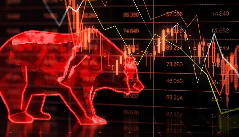 शेयर बाजार में भारी गिरावट! सेंसेक्स 1300 अंक टूटा, निफ्टी 23850 के करीब बंद; जानें गिरावट के 3 बड़े कारण