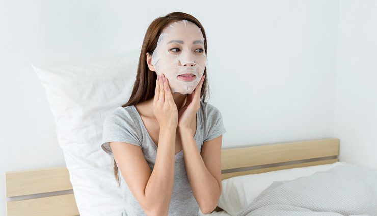 diy sheet masks for natural glowing skin,beauty tips,beauty hacks
