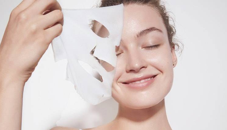 diy sheet masks for natural glowing skin,beauty tips,beauty hacks