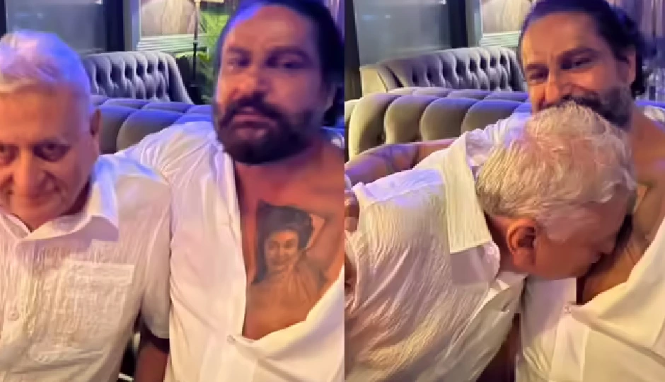 पराग त्यागी के सीने पर शेफाली जरीवाला का टैटू, पिता ने चूमा, जन्मदिन पर हुए इमोशनल