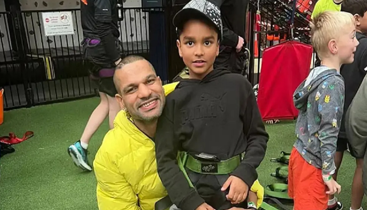 बेटे जोरावर के जन्म दिन पर भावुक हुए शिखर धवन, लिखा इमोशनल पोस्ट