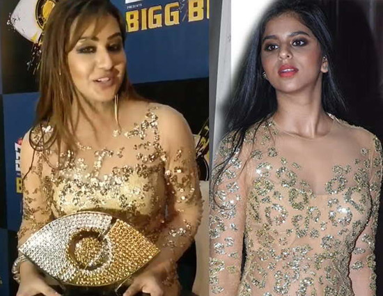 बिग बॉस 11 फिनाले में शिल्पा ने शाहरुख की लाडली को किया कॉपी, देखे तस्वीरे #COPYCAT