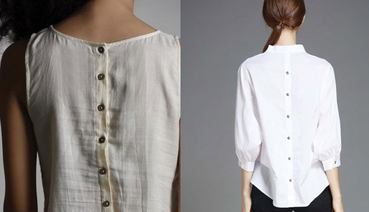बैक बटन वाली शर्ट दे आपकों दे Trendy लुक #Fashon Tips back button shirts,trendy looks,fashion trends,fashion tips,latest trends