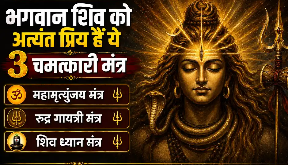 भगवान शिव को अत्यंत प्रिय हैं ये 3 चमत्कारी मंत्र, सावन में नियमित जाप करने से मिल सकती है सुख-समृद्धि और मनचाहे फल