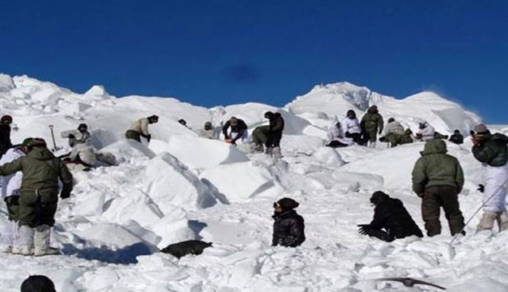 सियाचिन : 19 हजार फीट की ऊंचाई पर हिमस्खलन, 4 जवानों समेत 6 की मौत सियाचिन : 19 हजार फीट की ऊंचाई पर हिमस्खलन, 4 जवानों समेत 6 की मौत