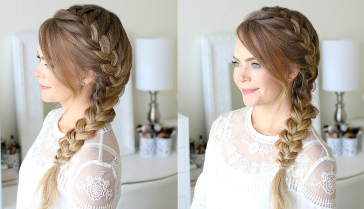 hairstyles,trending hairstyles,side braid hairstyle,side braid and loose hair hairstyle,side braid and a bun hairstyle,neat low bun hairstyle,messy bun hairstyle,messy ponytail hairstyle,beauty,beauty tips