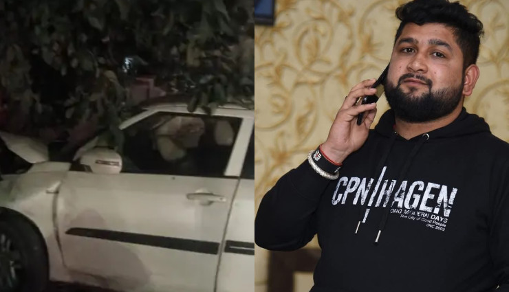 सीकर: पहले पेड़ फिर दीवार से टकराई गाड़ी,  1 युवक की मौत, पांच  घायल 