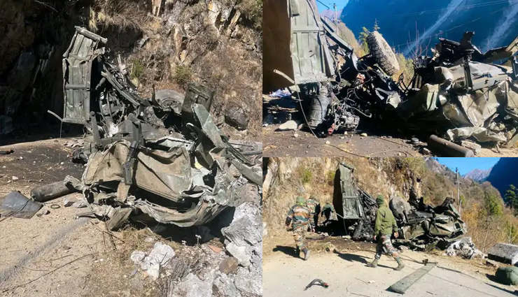 सिक्किम में सेना का ट्रक खाई में गिरा, 16 जवानों की मौत