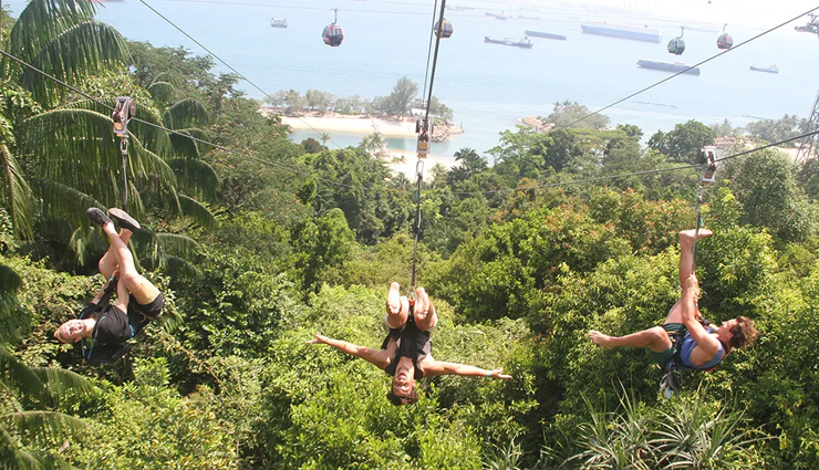 singapore,things to do in singapore,places to visit in singapore,treetop walk at macritchie reservoir,ride on the singapore flyer,g-max reverse bungy,skydiving at ifly,ziplining at megazip adventure,marina bay sands