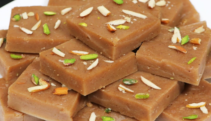 Navratri Recipe- Delicious Singhara Burfi