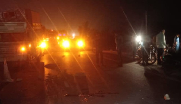 राजस्थान के सिरोही में भीषण सड़क हादसा, दो बाइक सवार युवकों की मौके पर मौत