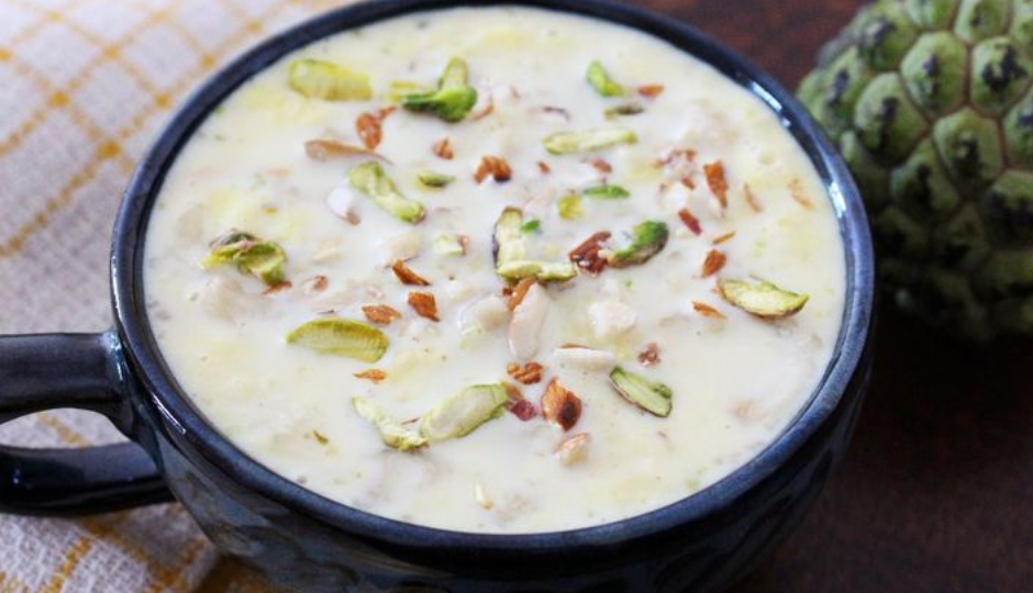 सीताफल रबड़ी : नवरात्रि में इस मिठाई के भोग से मनाएं देवी मां को, इसका आप पर भी चल जाएगा जादू #Recipe sitaphal rabdi,sitaphal rabdi sweet dish,sitaphal rabdi prasad,sitaphal rabdi bhog,sitaphal rabdi fast,sitaphal rabdi navratri,sitaphal rabdi tasty,sitaphal rabdi dessert,sitaphal rabdi ingredients,sitaphal rabdi recipe,custard apple