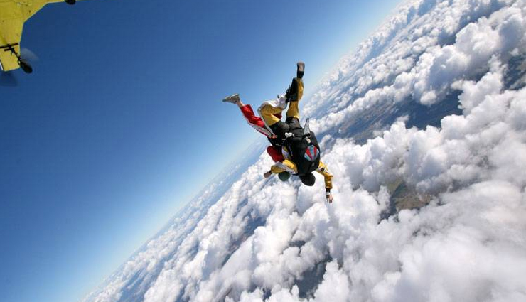 sky diving in india,places for sky diving in india,tandem jump,line jump,accelerated free fall,mysore,karnataka,deesa gujarat,pondicherry,tamil nadu